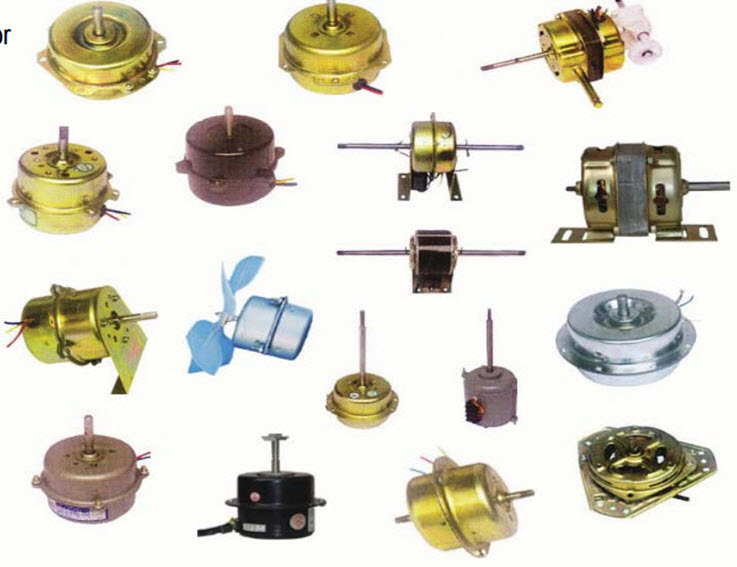 Capacitor running motor